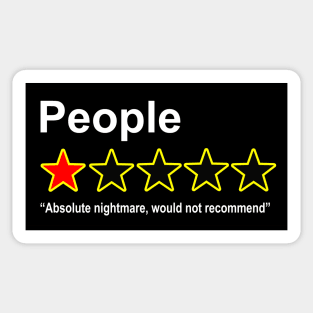 People one star Sticker